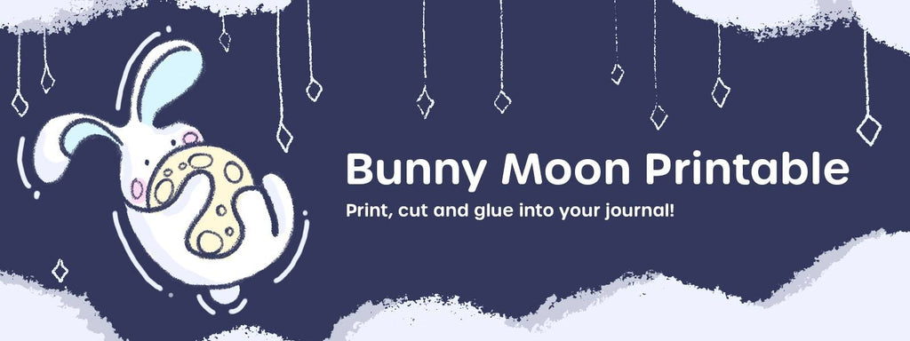 Free Moon Bunny Printable 🐰