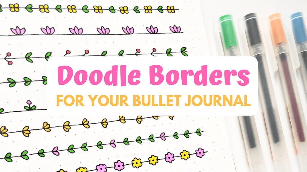 How to Doodle Cute Borders in Your Bullet Journal