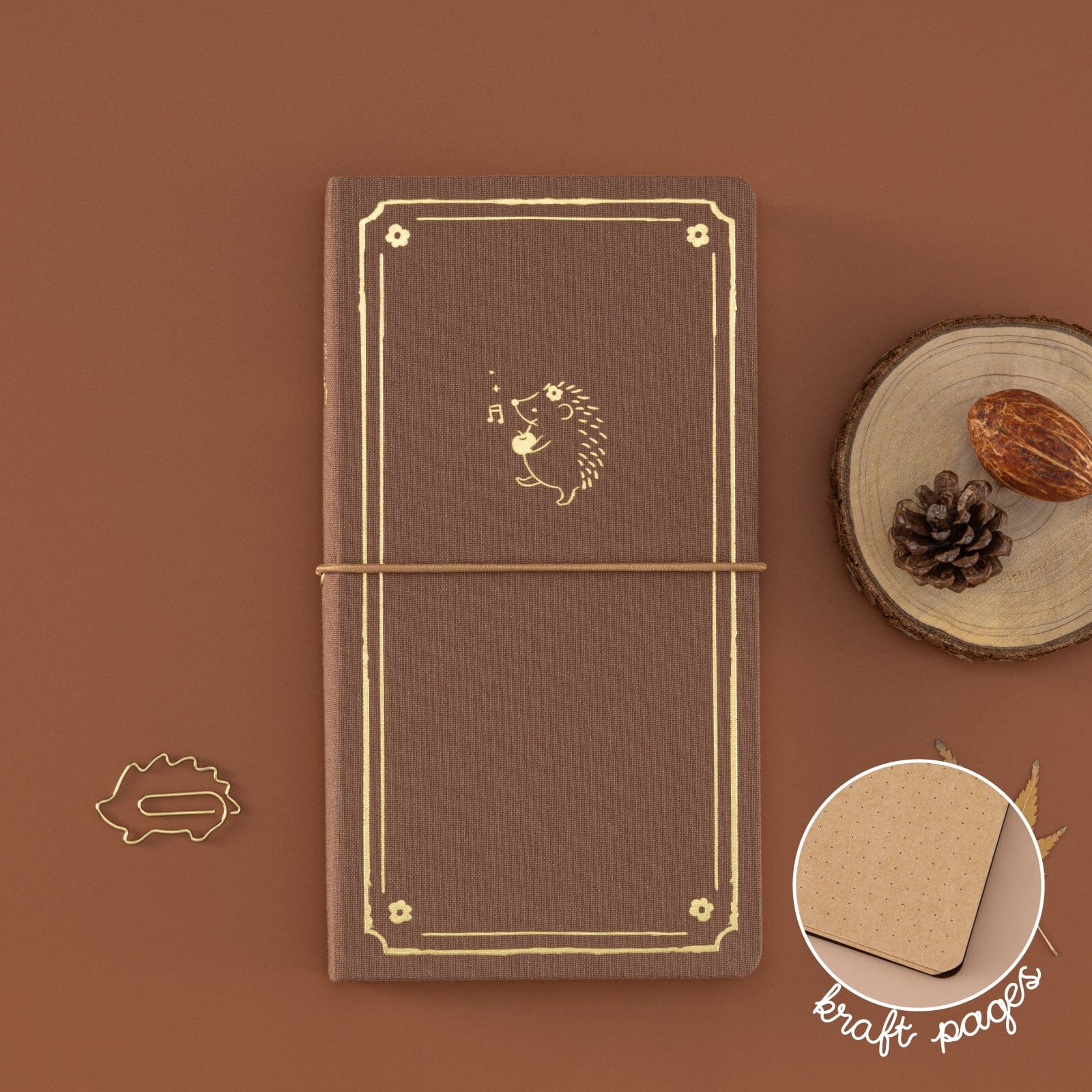 Tsuki ‘Cozy Friends’ Luxury Travel Notebook ☾