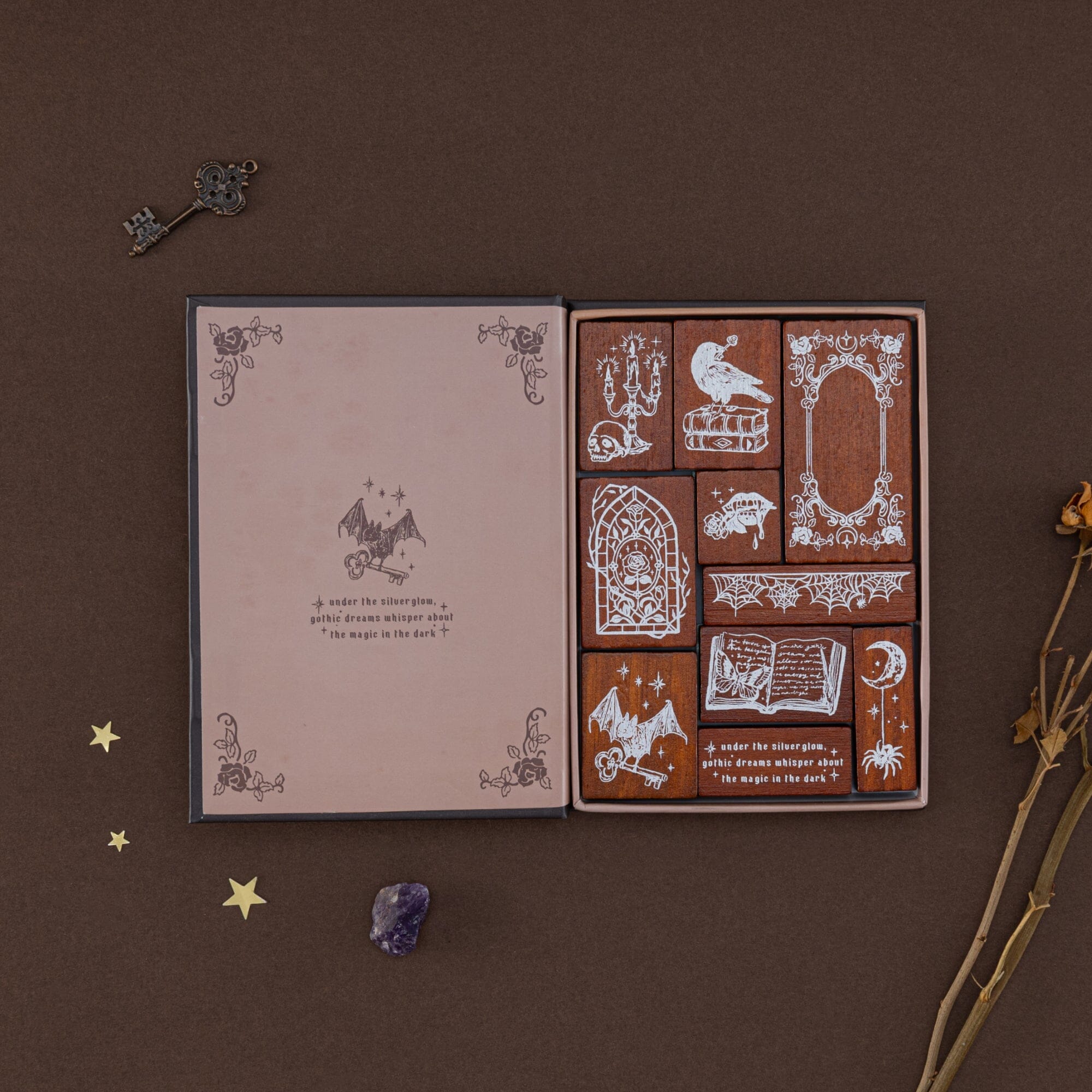 Tsuki ‘Gothic Dreams’ Bullet Journal Stamp Set ☾