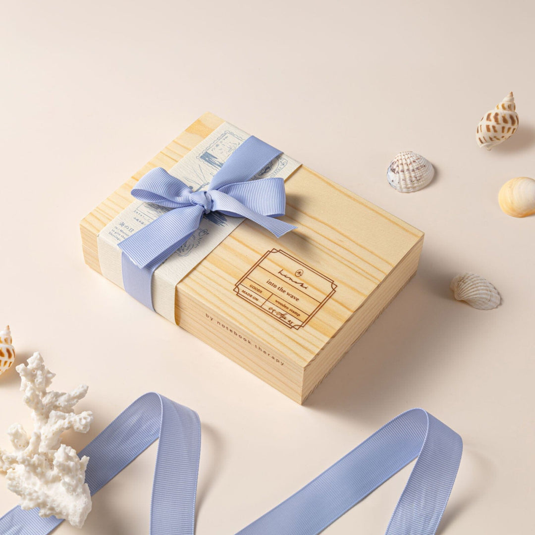 Hinoki - ‘Into the Wave’ Wooden Stamps Set