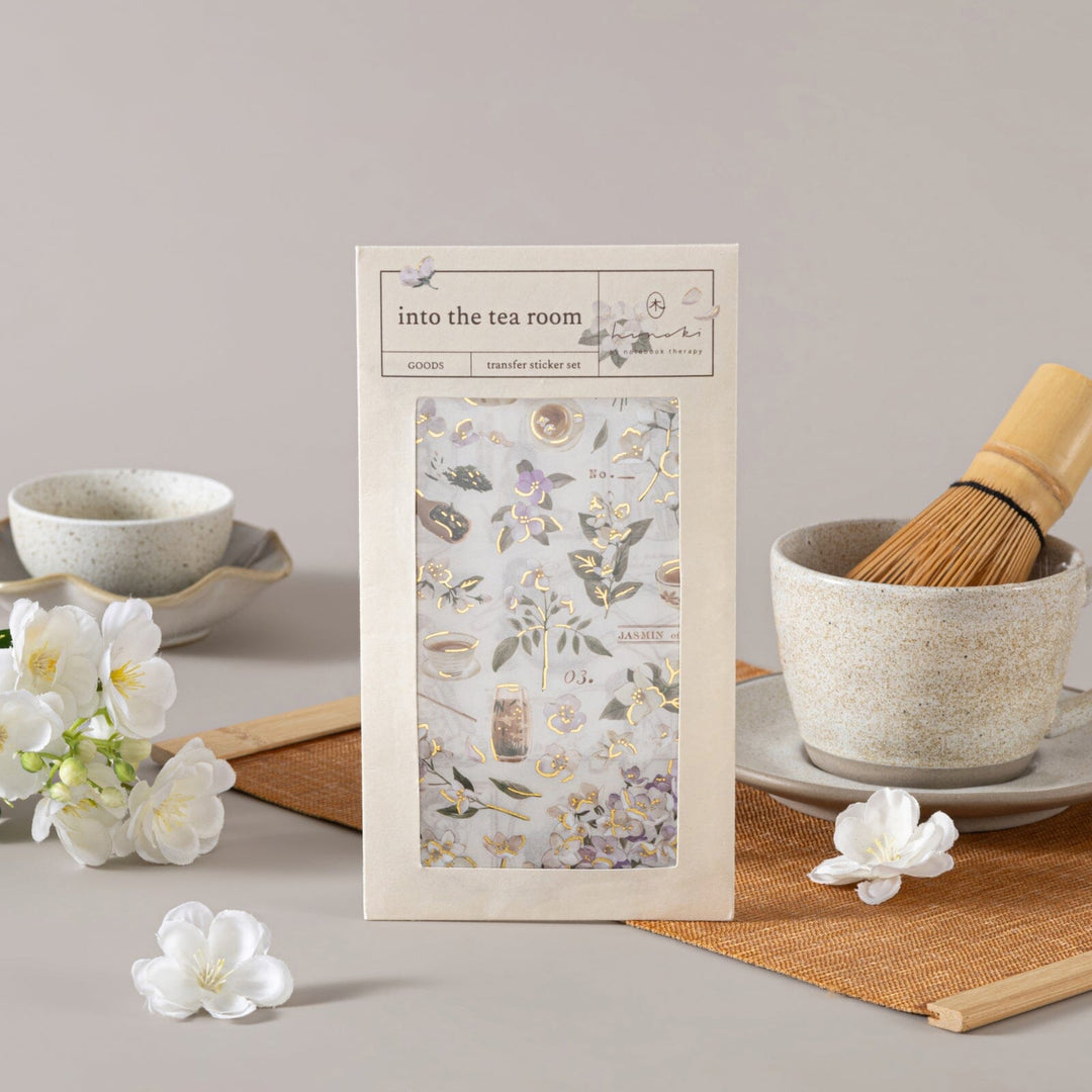 Hinoki - ‘Into the Tea Room’ Print-On Sticker Set