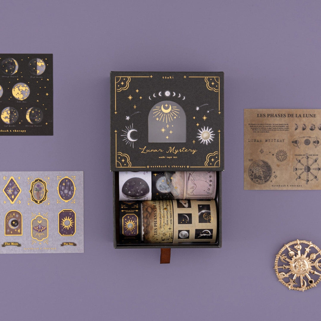 Tsuki ‘Lunar Mystery’ Washi Tape Set ☾