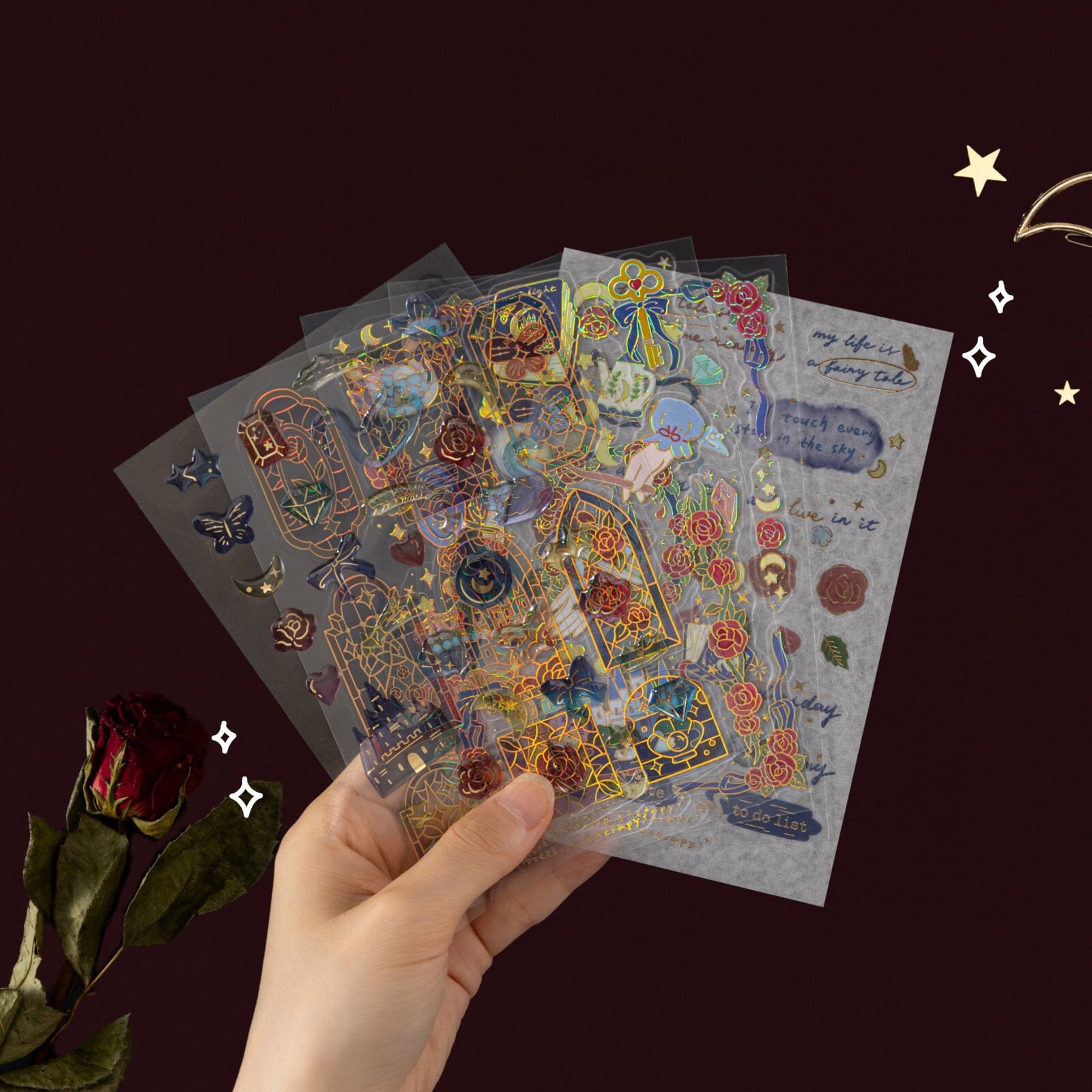Tsuki ‘Once Upon a Time’ 3D Sticker Set ☾