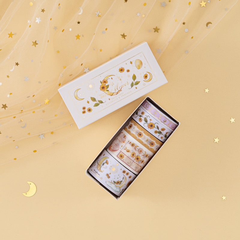 Tsuki ‘Summer Moonflower’ Washi Tape Set ☾