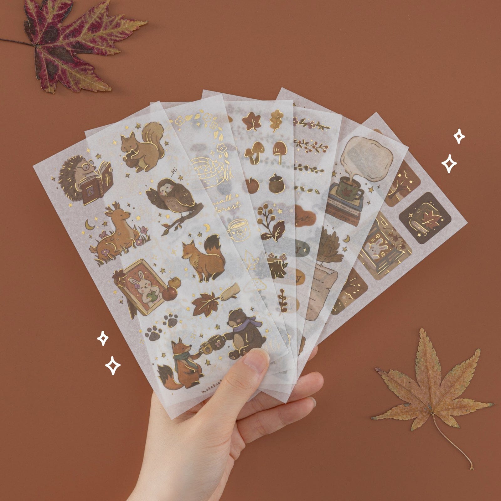 Tsuki ‘Forest Friends’ Sticker Set ☾