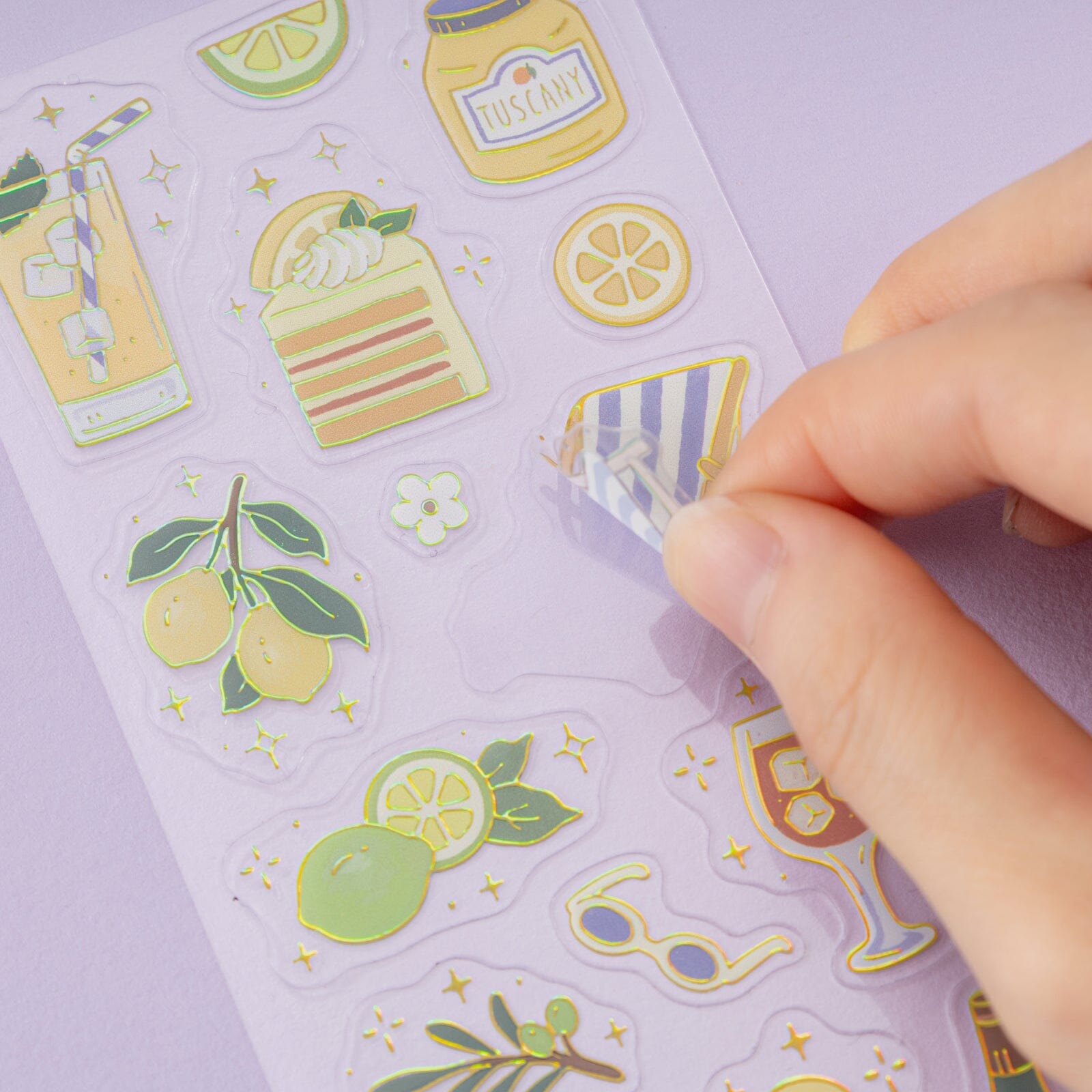 Tsuki Four Seasons: Summer Collector’s Edition 2025 3D Holographic Sticker Set ☾