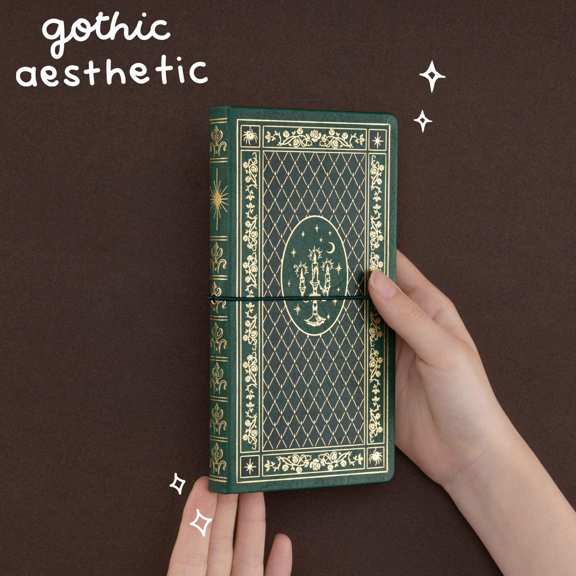 Tsuki ‘Candlelit Library’ Travel Notebook ☾