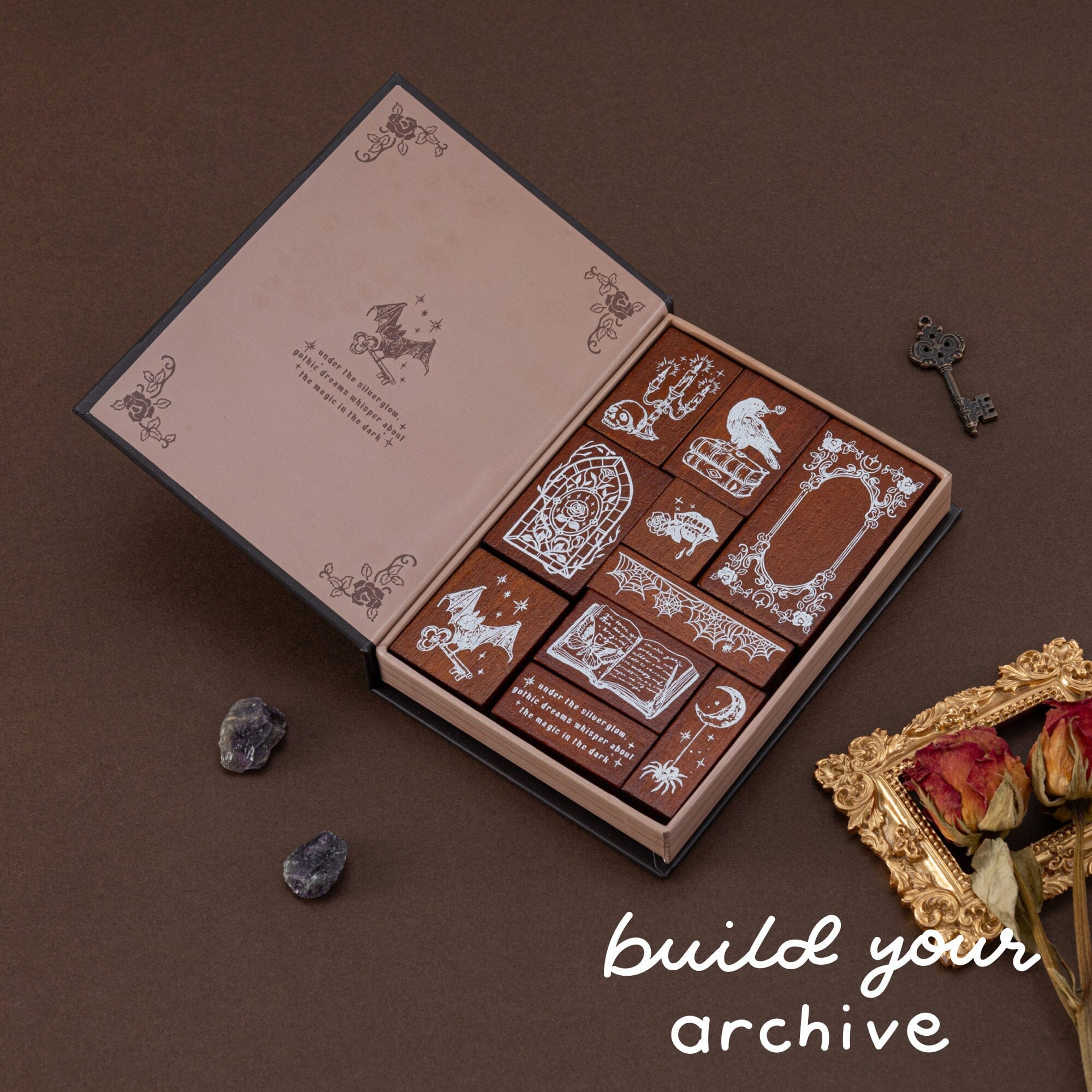Tsuki ‘Gothic Dreams’ Bullet Journal Stamp Set ☾