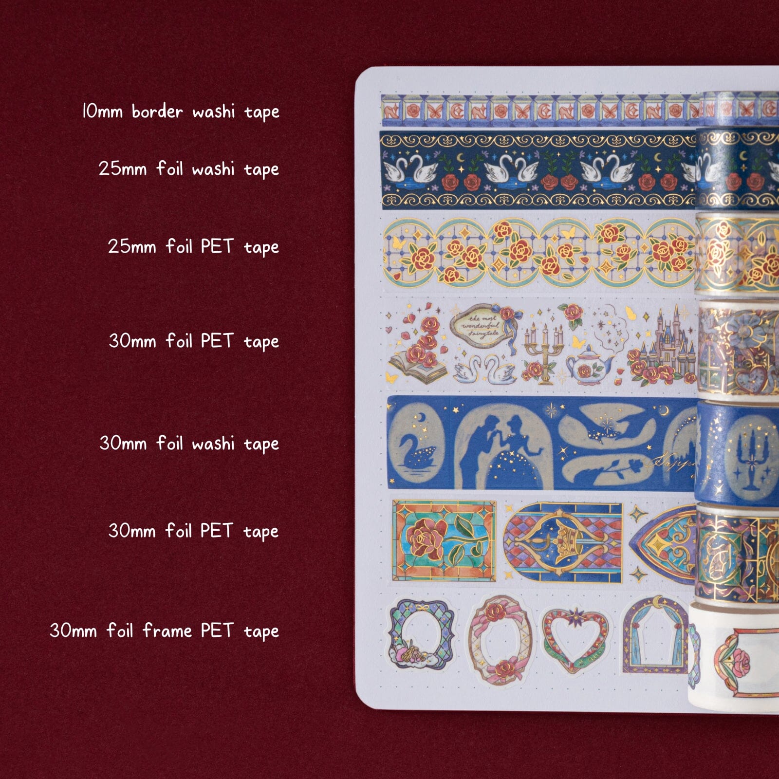 Tsuki ‘Once Upon a Time’ Washi Tape Set ☾