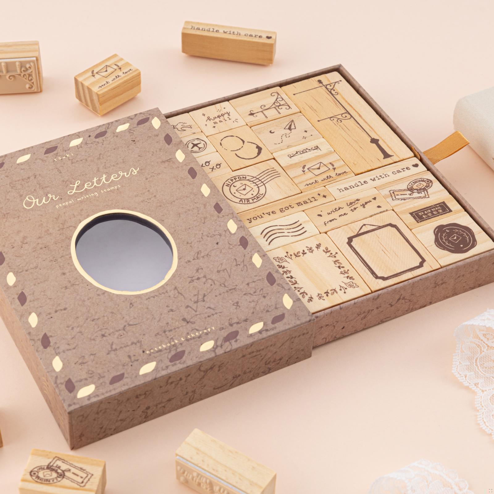 Tsuki ‘Our Letters’ Penpal Stamp Set ☾