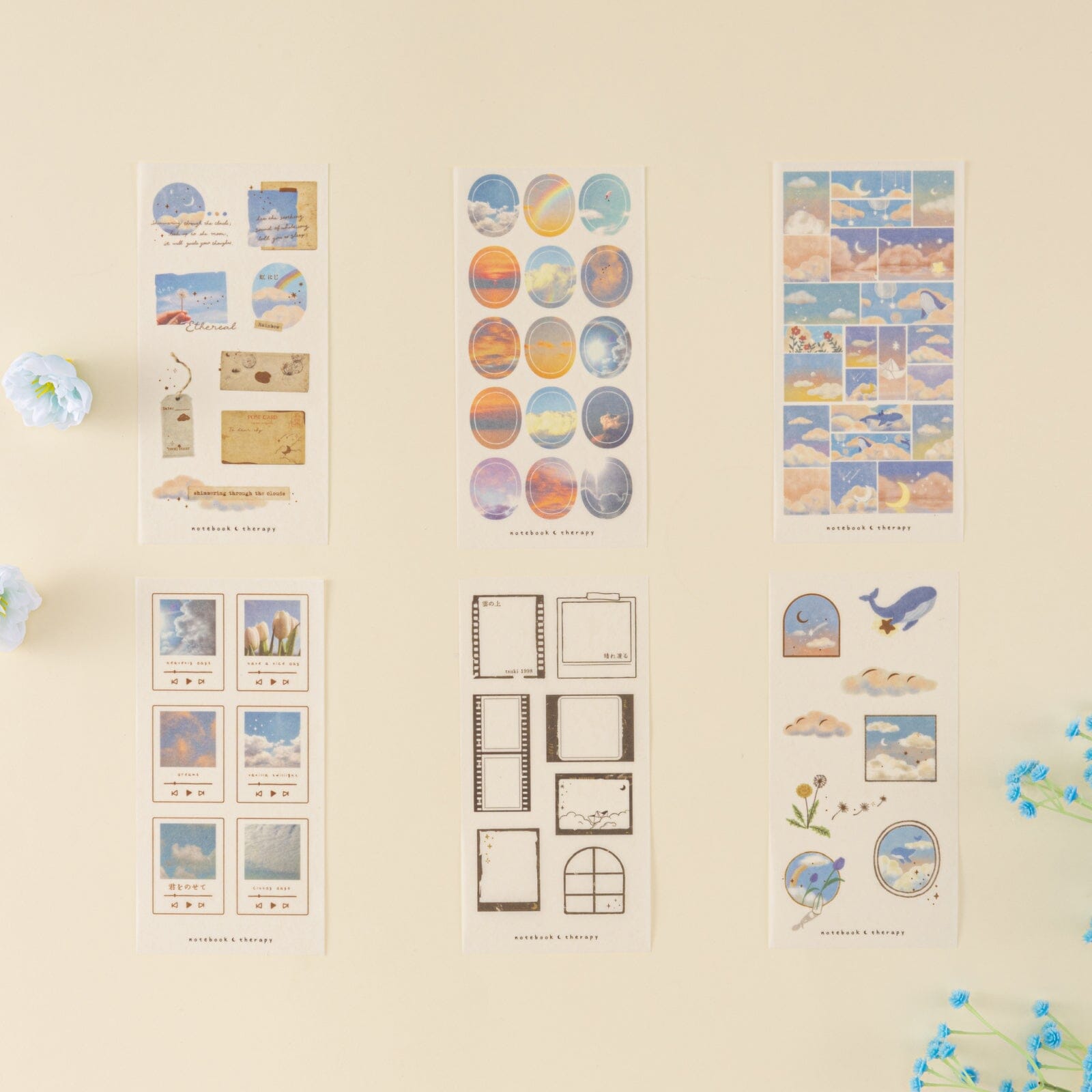 Tsuki ‘Cloud Dreamland’ Sticker Set ☾