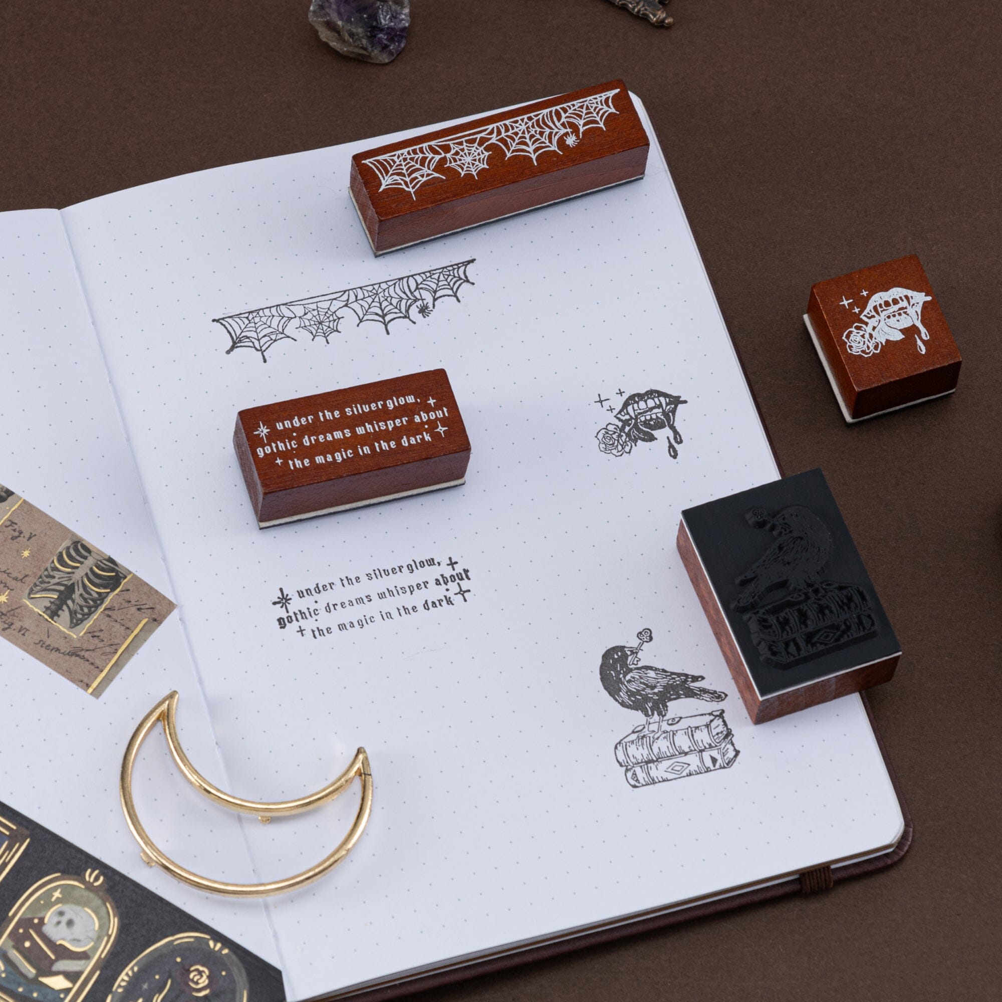Tsuki ‘Gothic Dreams’ Bullet Journal Stamp Set ☾