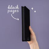 Tsuki ‘Lunar Unicorn’ Limited Edition Black Page Bullet Journal ☾
