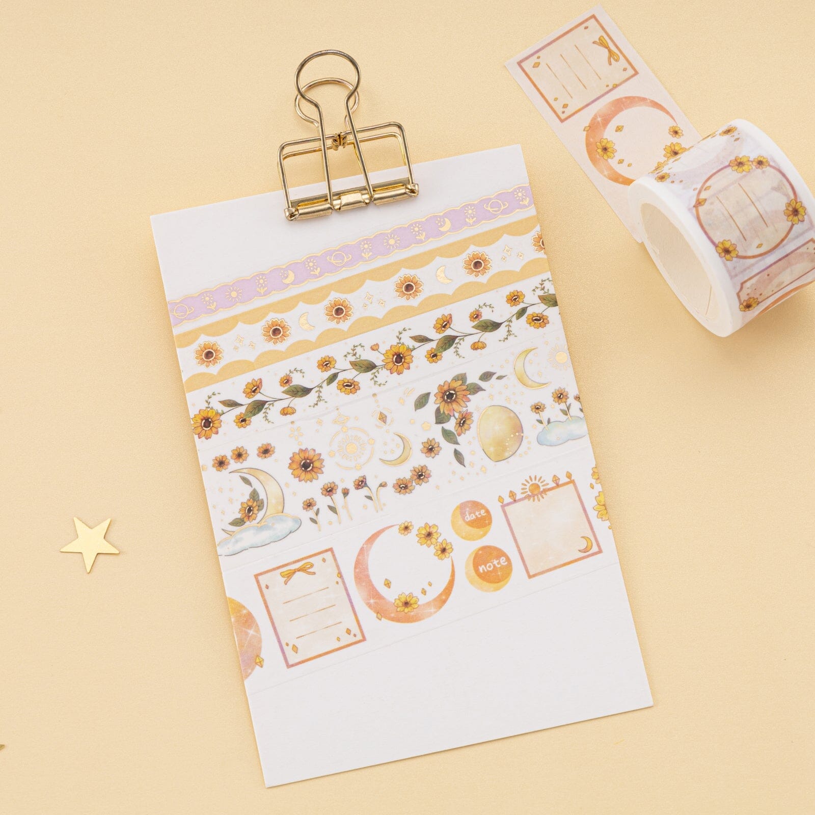 Tsuki ‘Summer Moonflower’ Washi Tape Set ☾