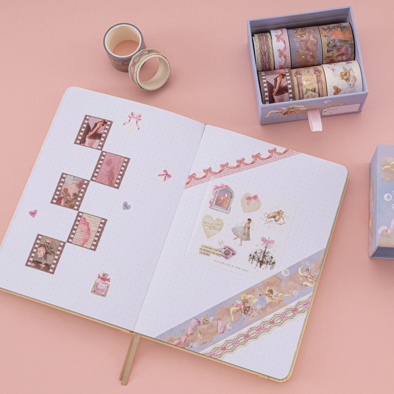Tsuki ‘Sweet Ballet’ Washi Tape Set ☾