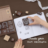 Tsuki ‘Vintage Neko’ Bullet Journal Stamp Set ☾