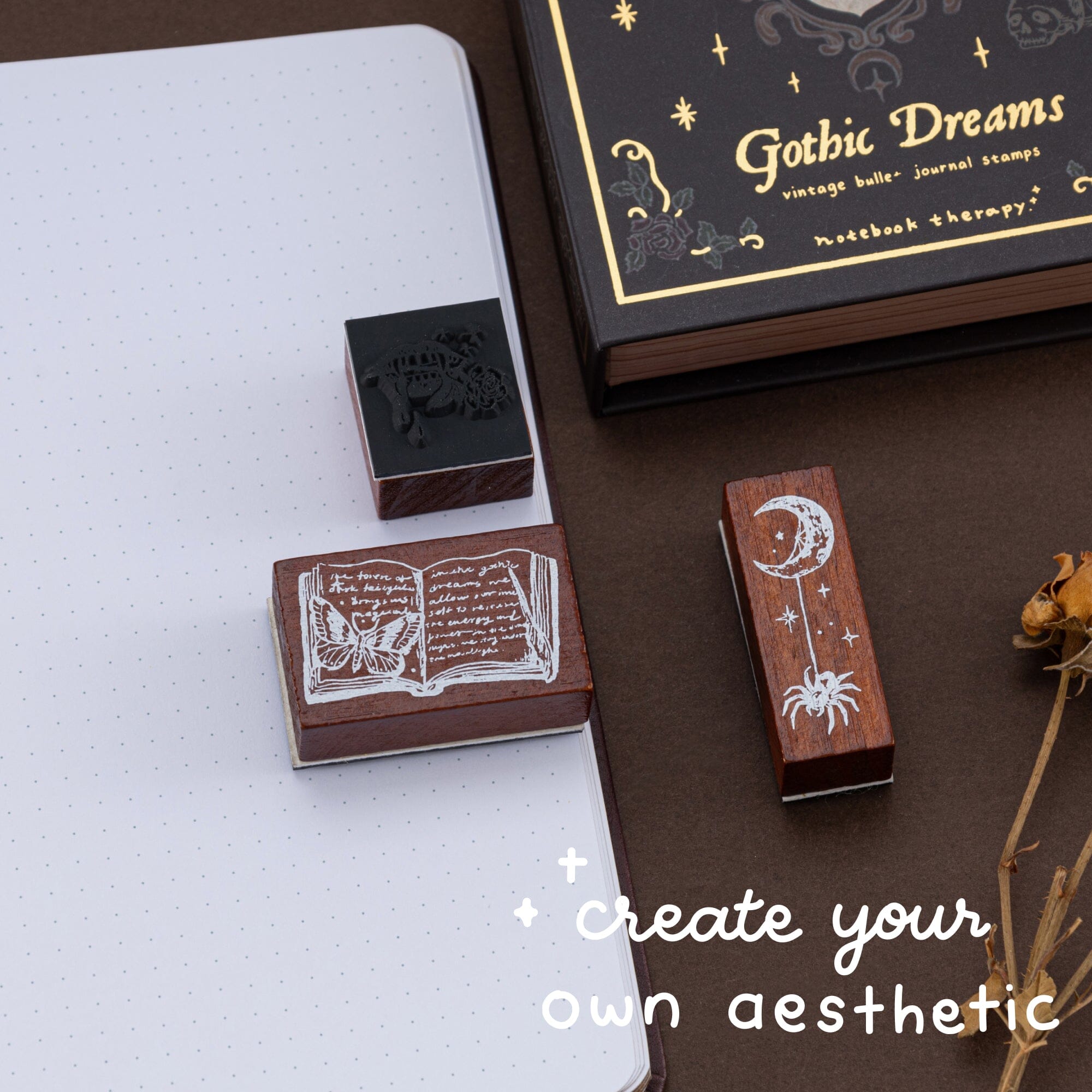 Tsuki ‘Gothic Dreams’ Bullet Journal Stamp Set ☾