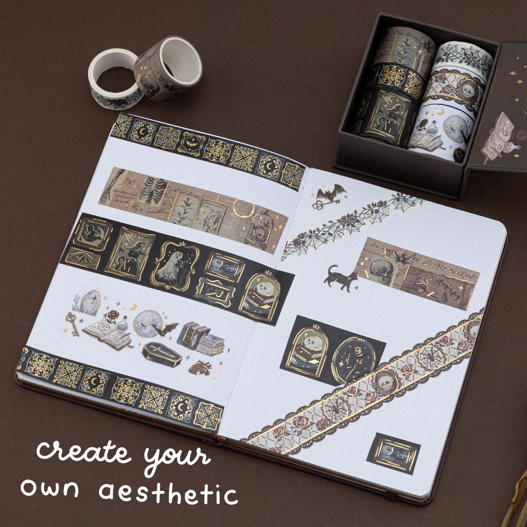 Tsuki ‘Gothic Dreams’ Washi Tape Set ☾