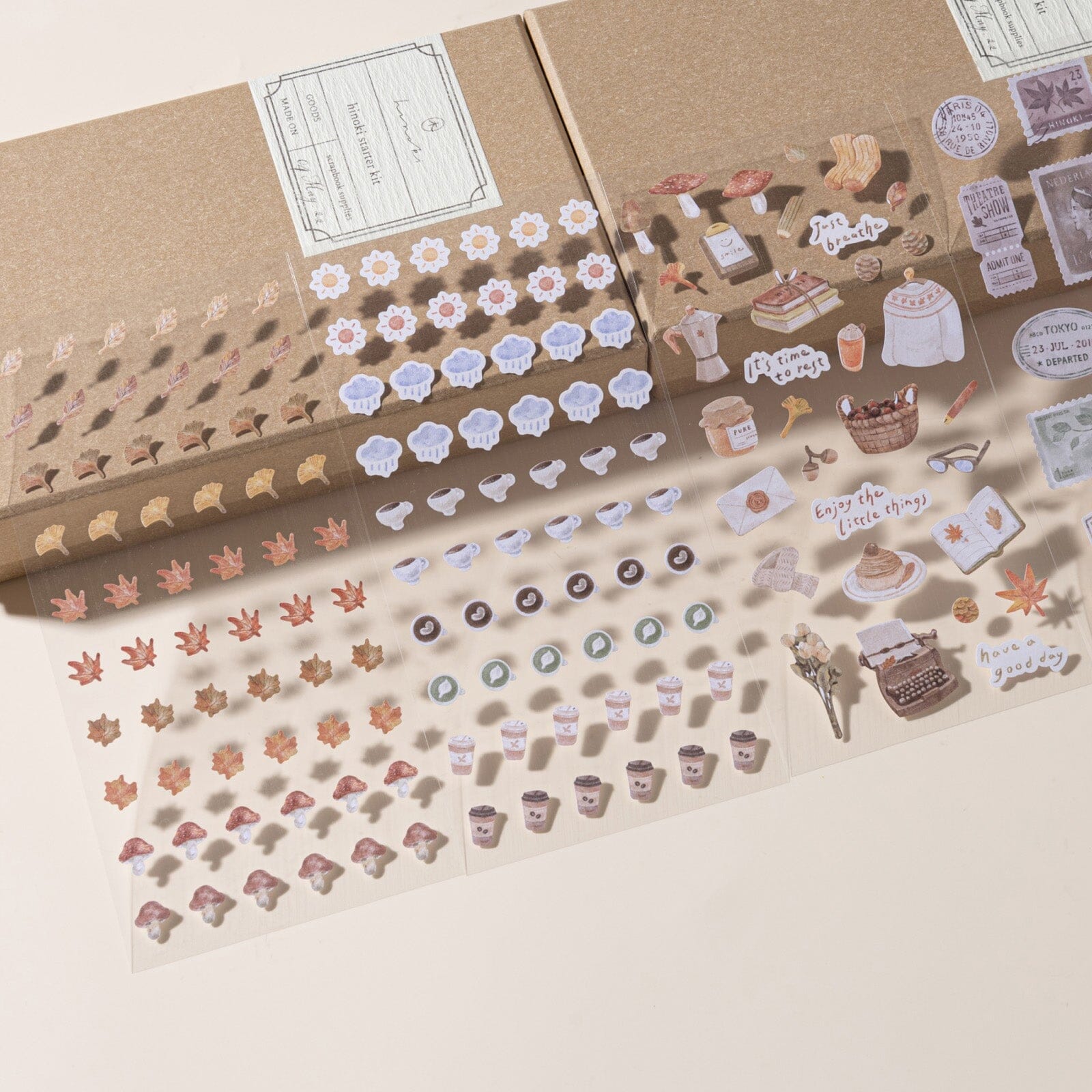 Hinoki - ‘Into the Fall’ Mixed Insert + Sticker Set