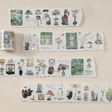 Hinoki - ‘The Wandering Botanist’ PET + Washi Decorative Tape