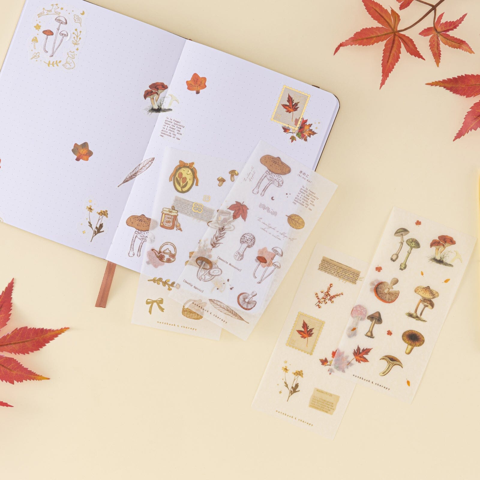 Tsuki ‘Maple Dreams’ Sticker Set ☾