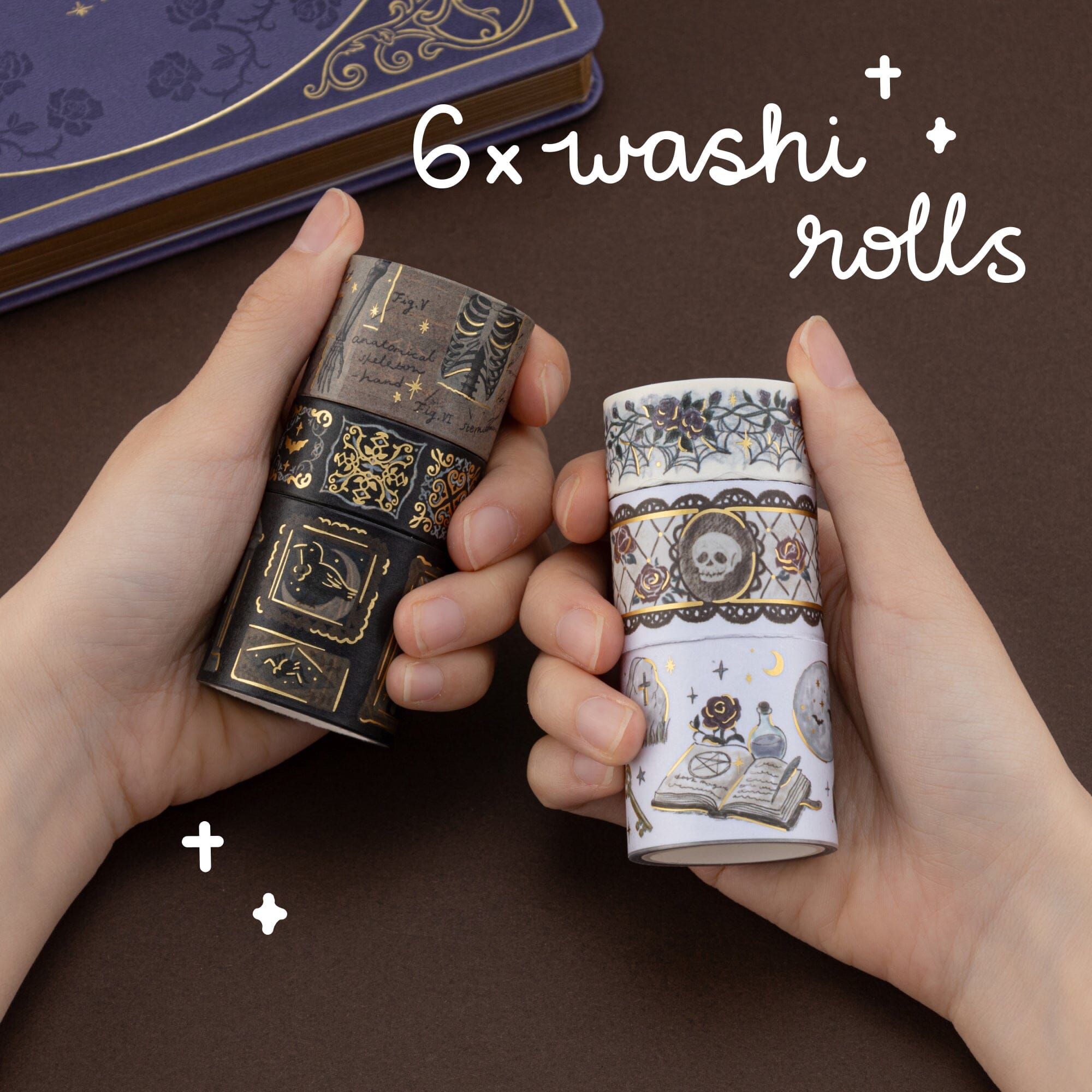 Tsuki ‘Gothic Dreams’ Washi Tape Set ☾