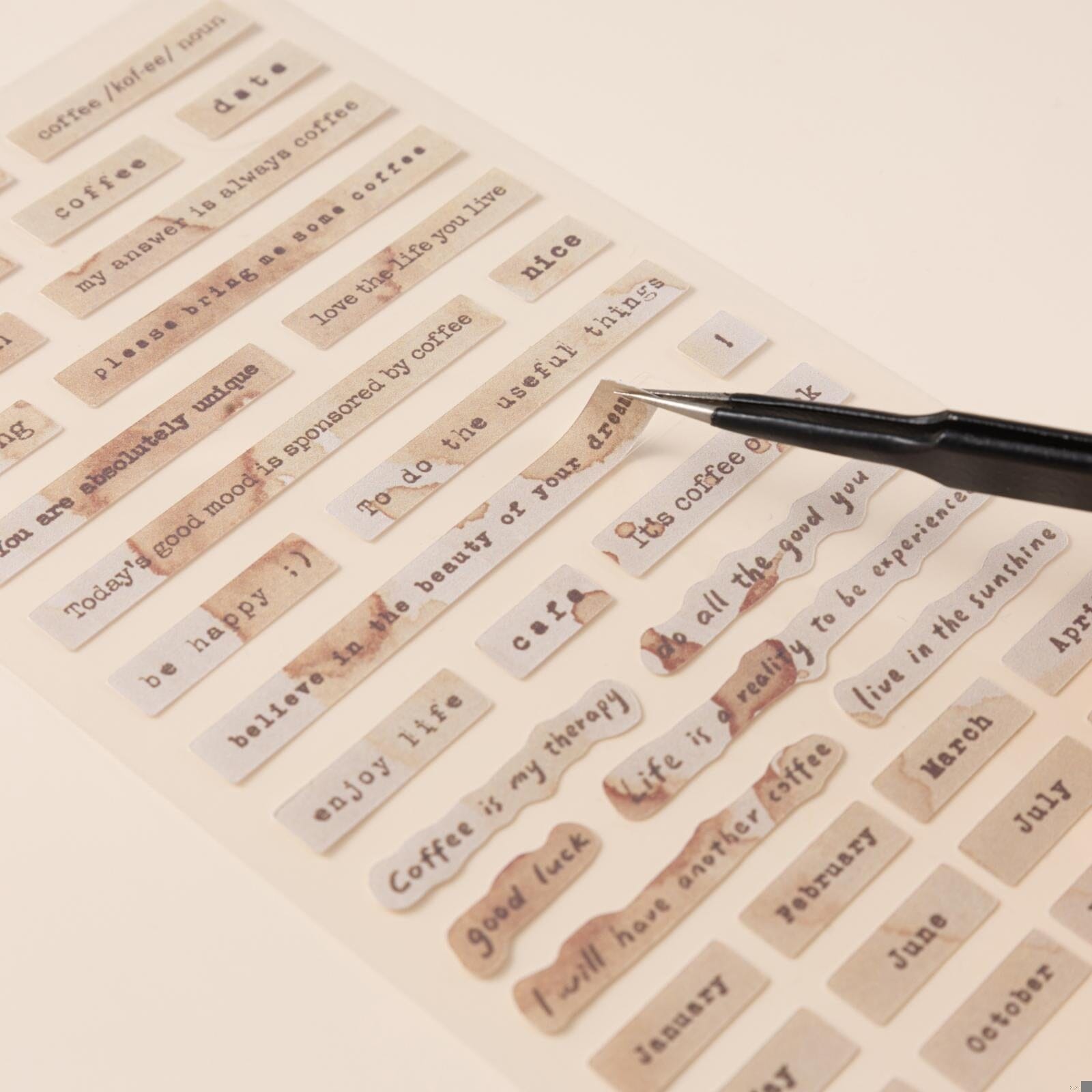 Hinoki - ‘Into the Cafe' Sticker Set