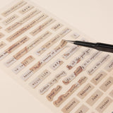 Hinoki - ‘Into the Cafe' Sticker Set