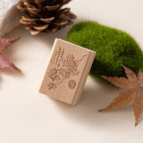 Hinoki - ‘Into the Fall’ Engraved Wooden Stamps Set