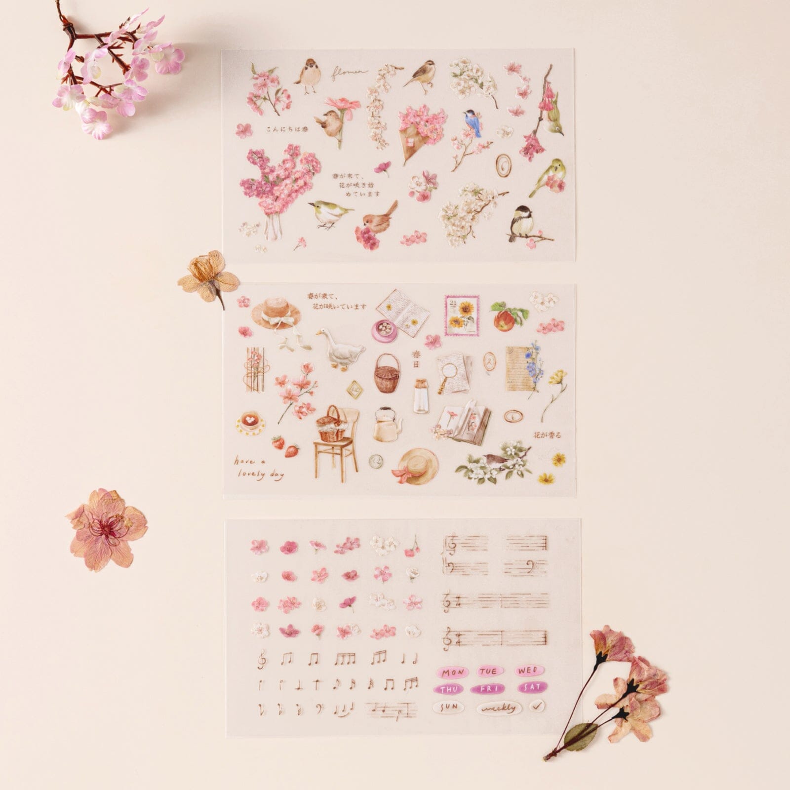 Hinoki - ‘Into the Song' Transfer Sticker Set