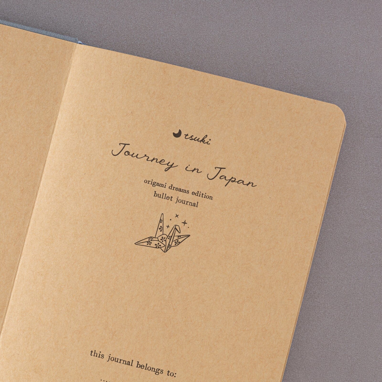 Tsuki ‘Origami Dreams’ Kraft Paper A5 Bullet Journal ☾