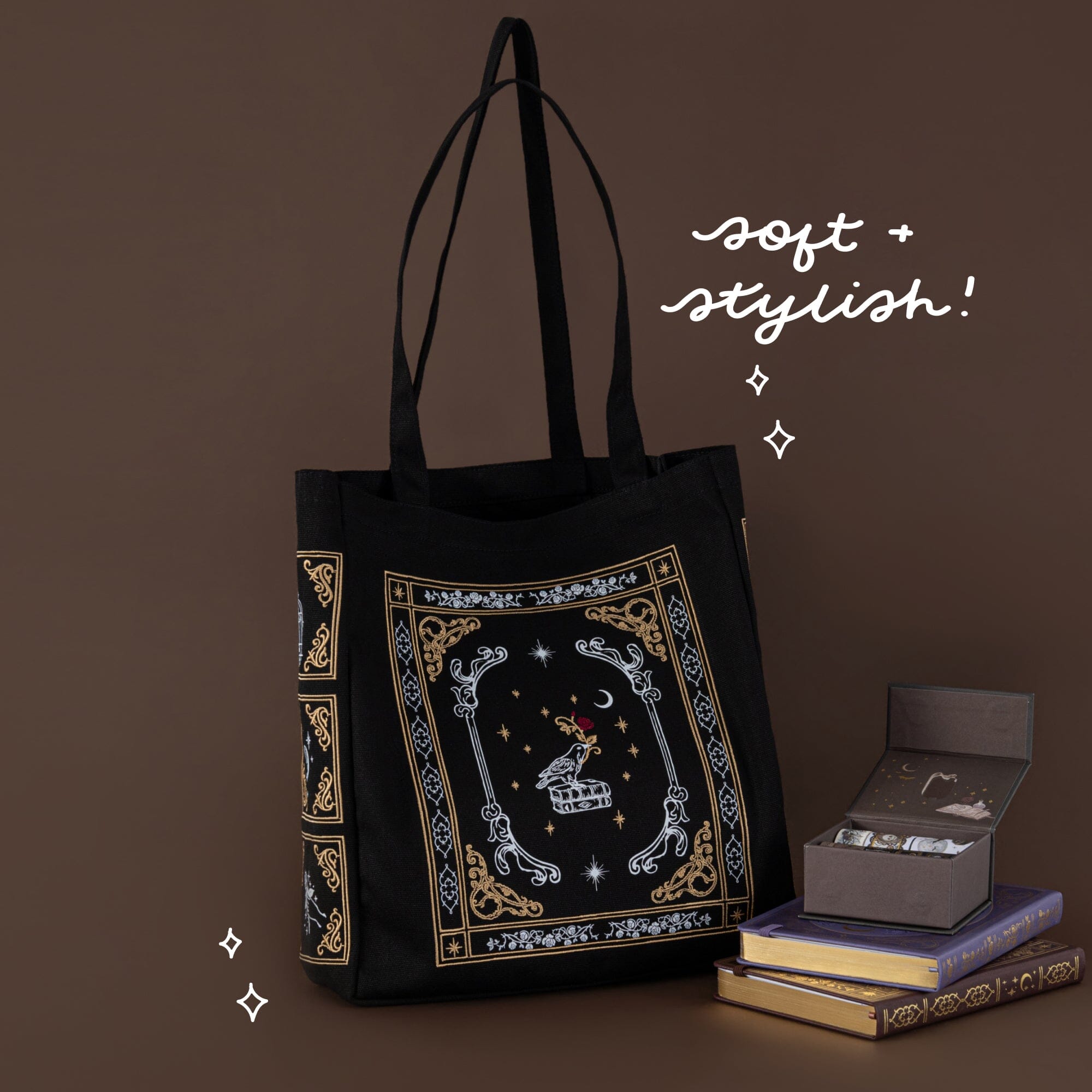 Tsuki ‘Gothic Dreams’ Limited Edition Embroidered Tote Bag ☾