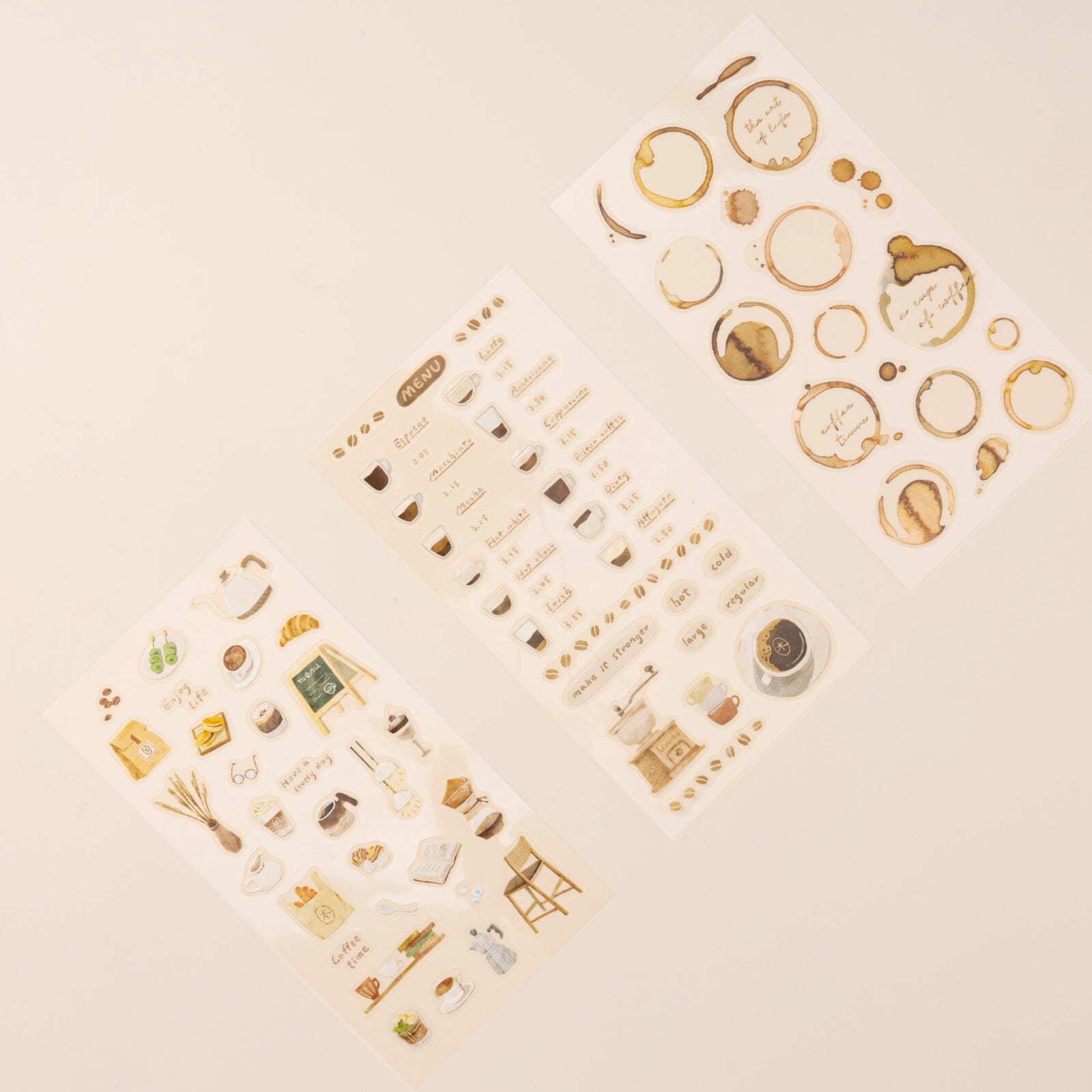 Hinoki - ‘Into the Cafe' Sticker Set