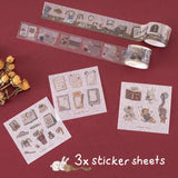 Tsuki ‘Tsuki Studio’ Washi Tape Set ☾