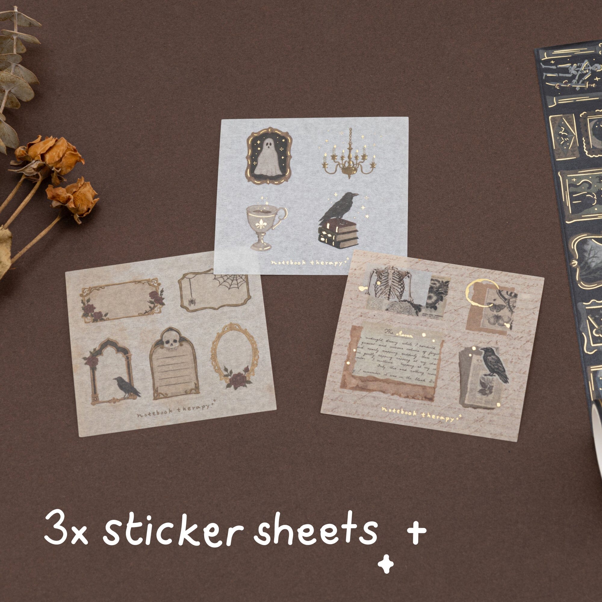 Tsuki ‘Gothic Dreams’ Washi Tape Set ☾