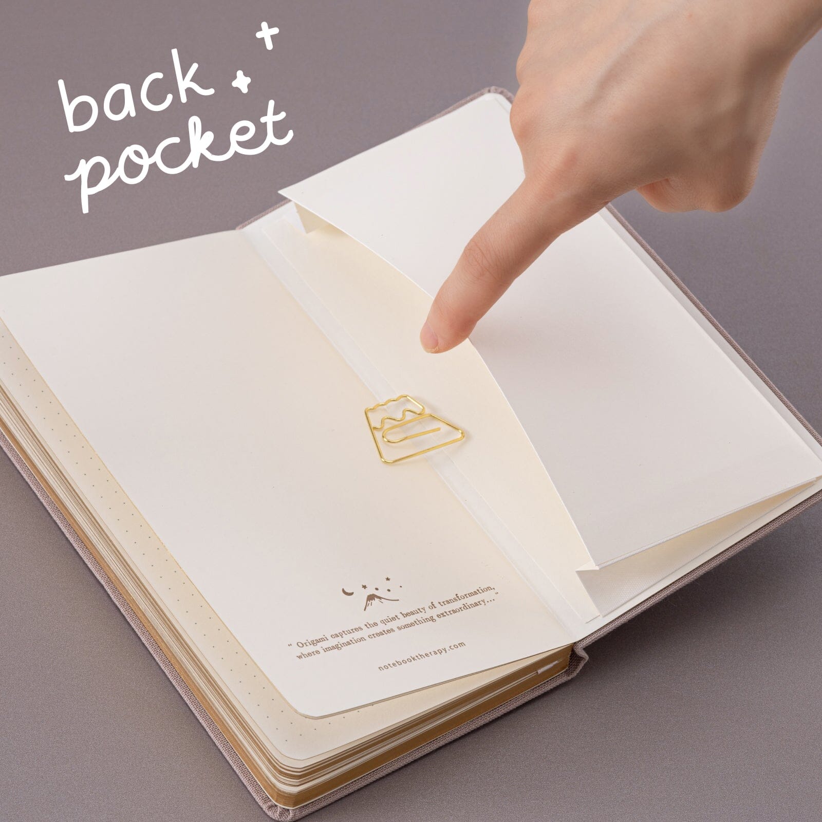 Tsuki ‘Calm Origami’ Travel Notebook ☾