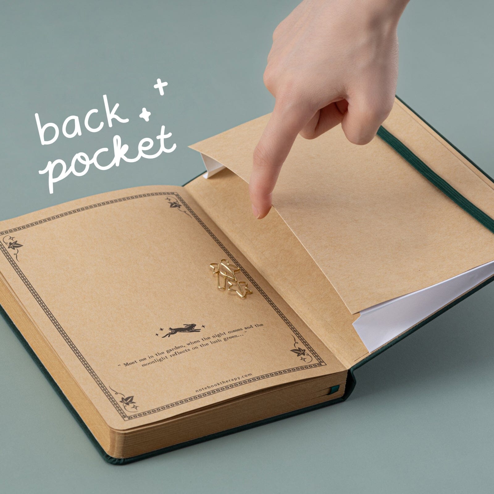 Tsuki ‘Luminous Garden’ Limited Edition Kraft Paper Bullet Journal in A5 ☾