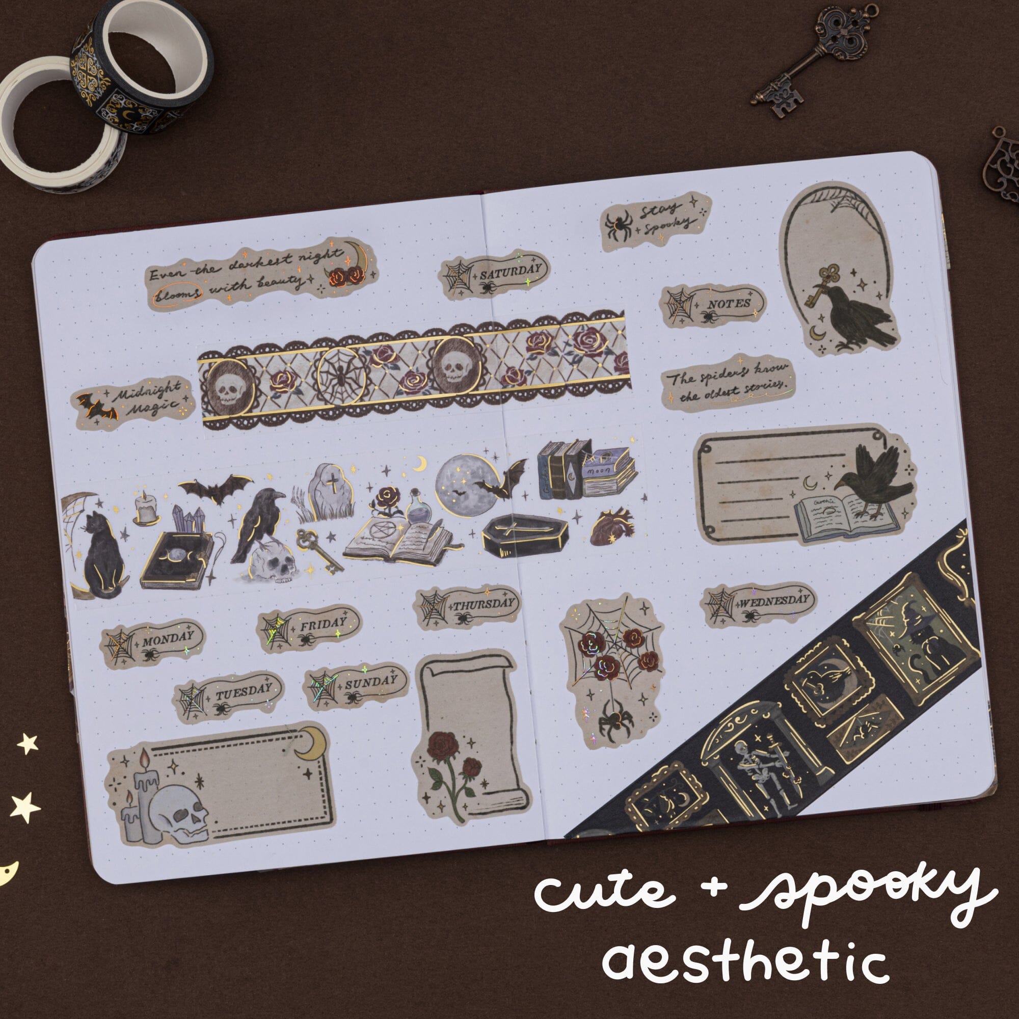 Tsuki ‘Gothic Dreams’ Sticker Set ☾