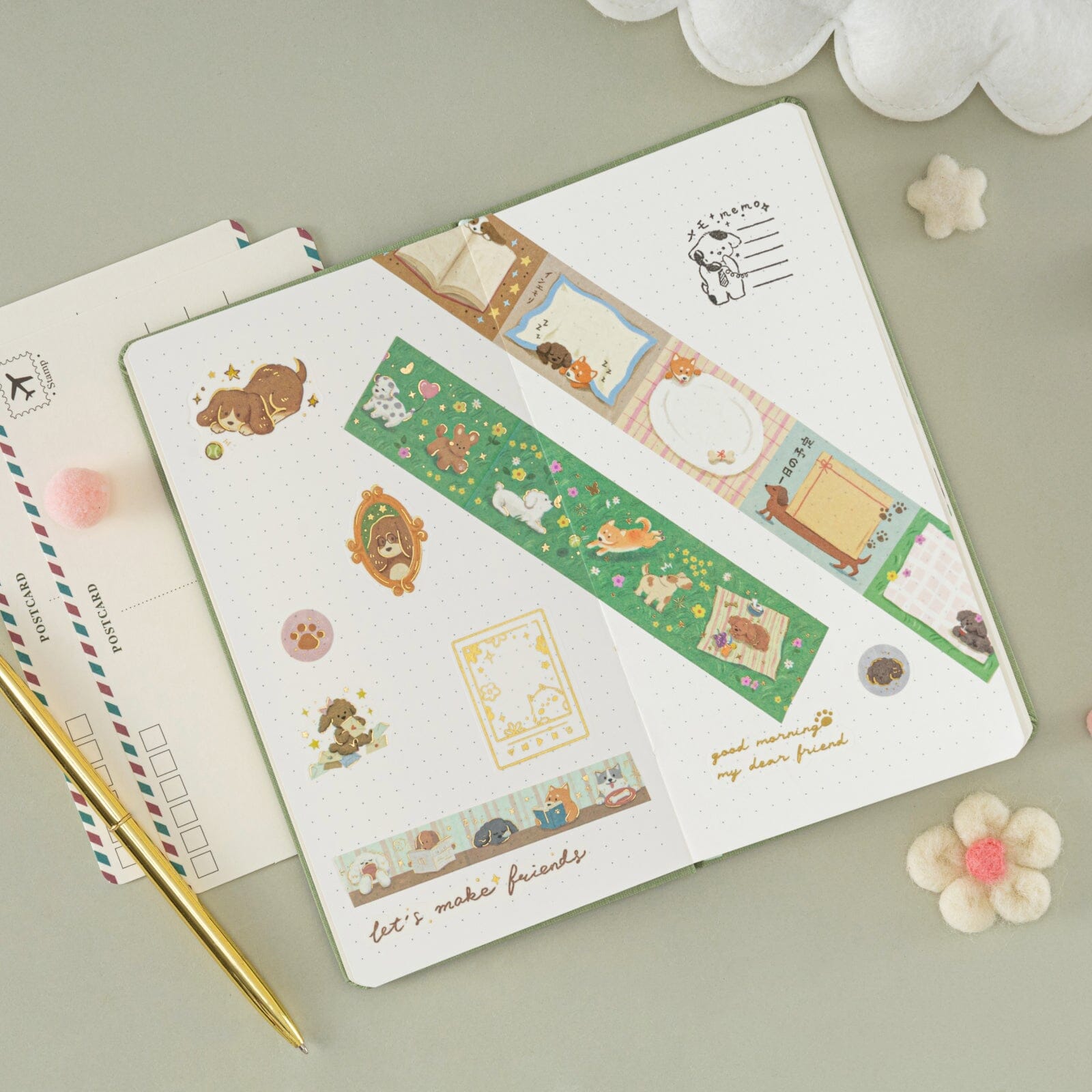 Tsuki ‘Puppy Life’ Sticker Set ☾