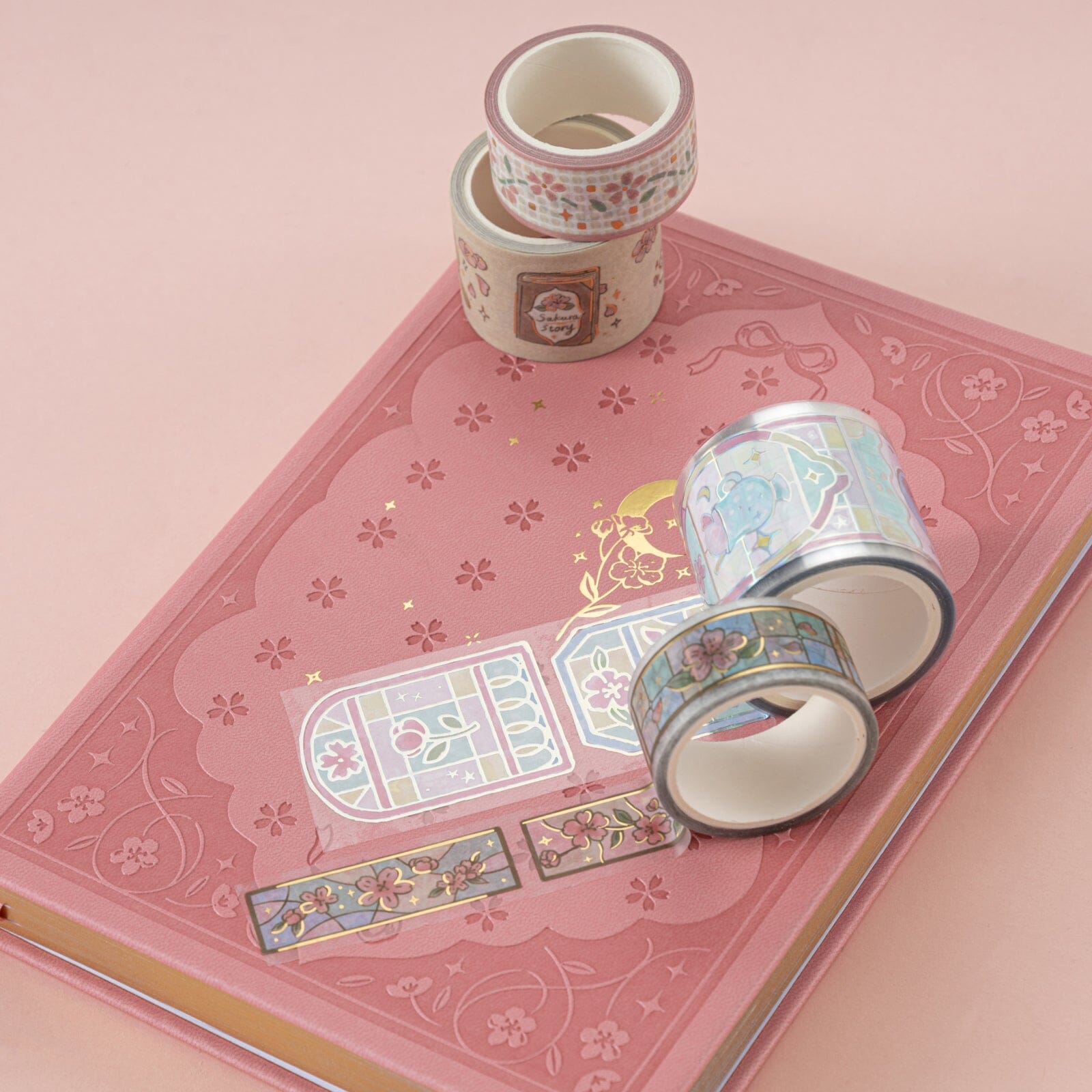 Tsuki ‘Sakura Story’ Washi Tape Set ☾