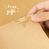 Tsuki ‘Sunbeam Magic’ Kraft Travel Notebook ☾