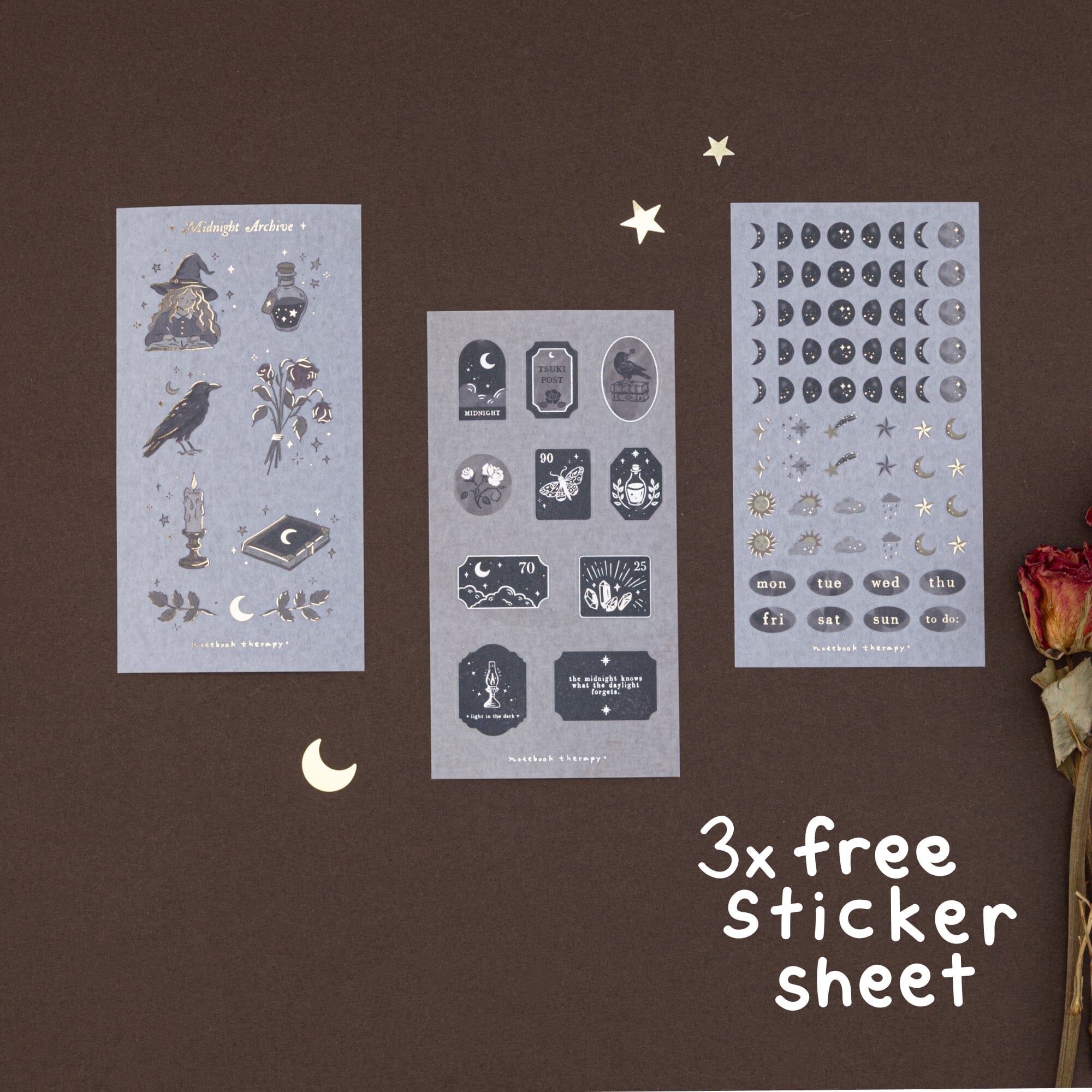 Tsuki ‘Midnight Archive’ Collector's Edition 2027 Moon Planner Bullet Journal ☾