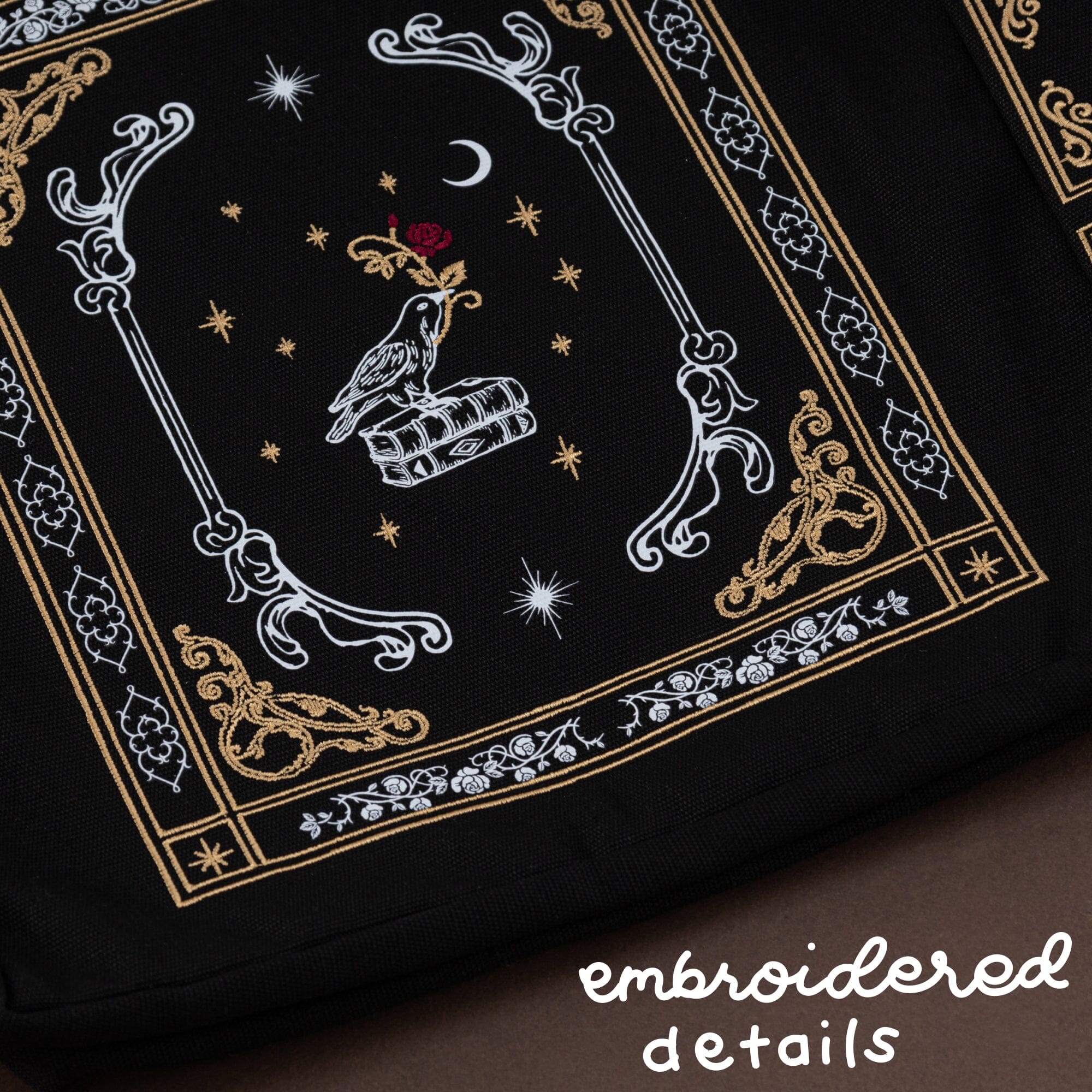 Tsuki ‘Gothic Dreams’ Limited Edition Embroidered Tote Bag ☾