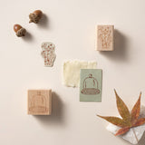 Hinoki - ‘Into the Fall’ Engraved Wooden Stamps Set