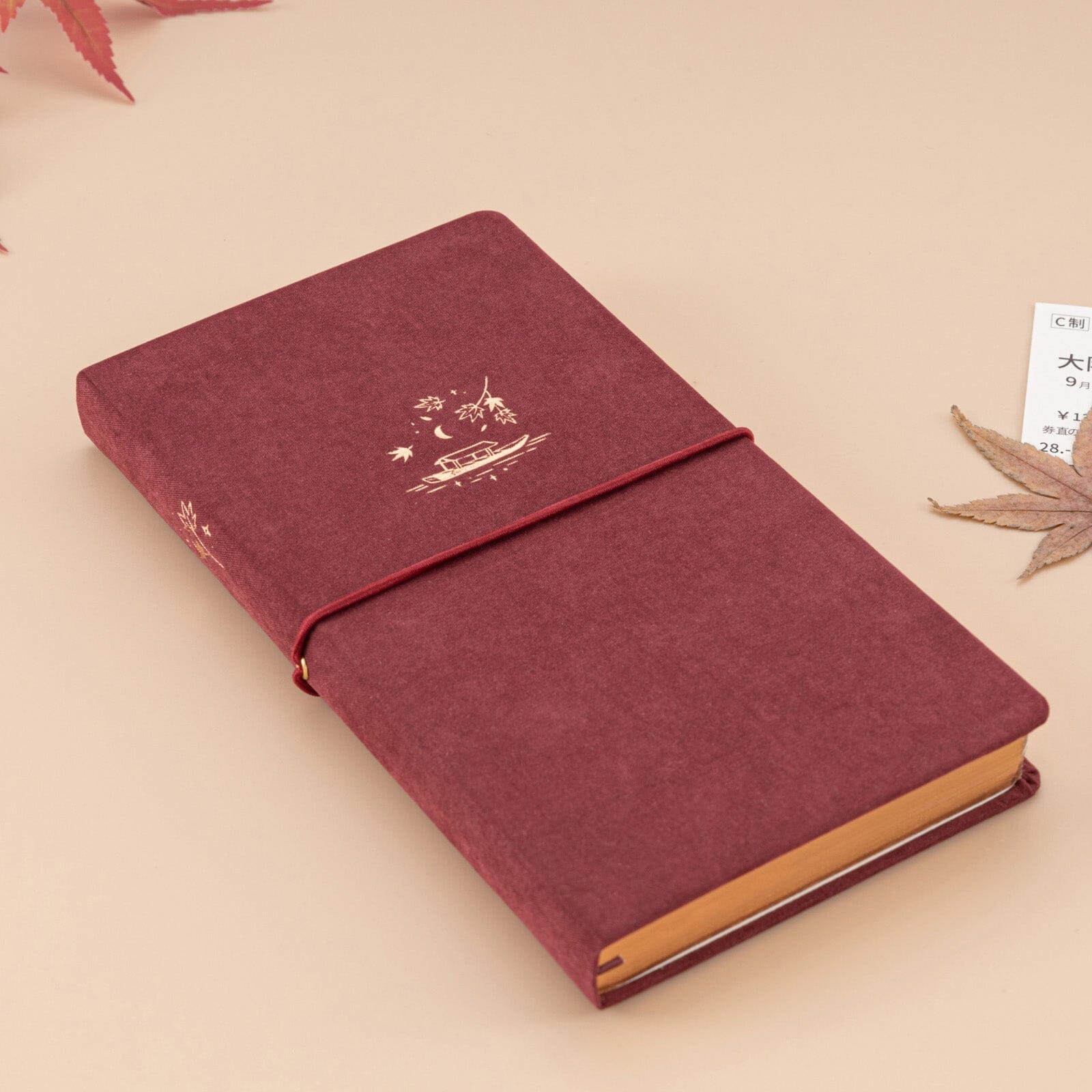 Tsuki ‘Maple Sail’ Travel Notebook ☾