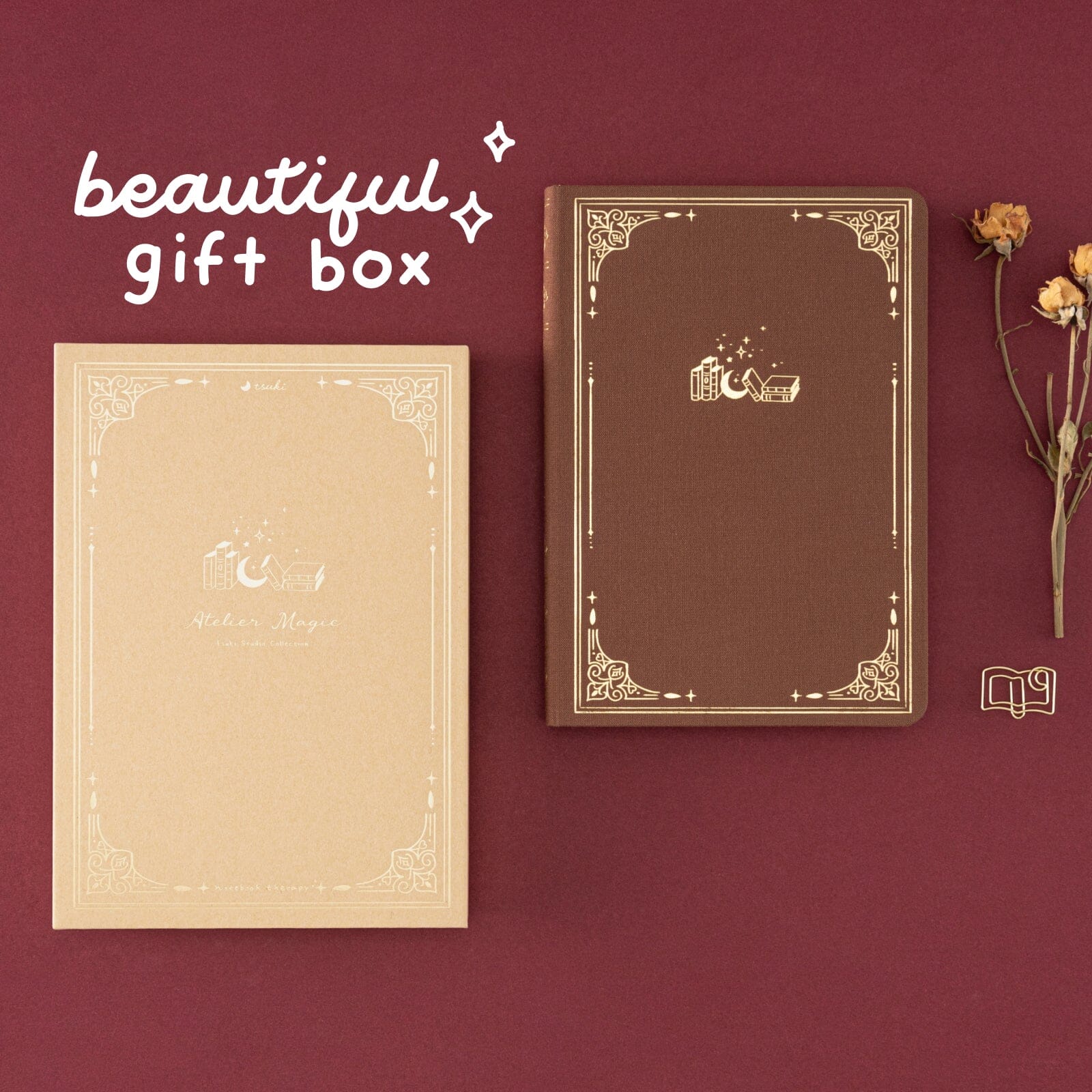 Tsuki ‘Atelier Magic’ Limited Edition Kraft Paper Bullet Journal in A5 ☾