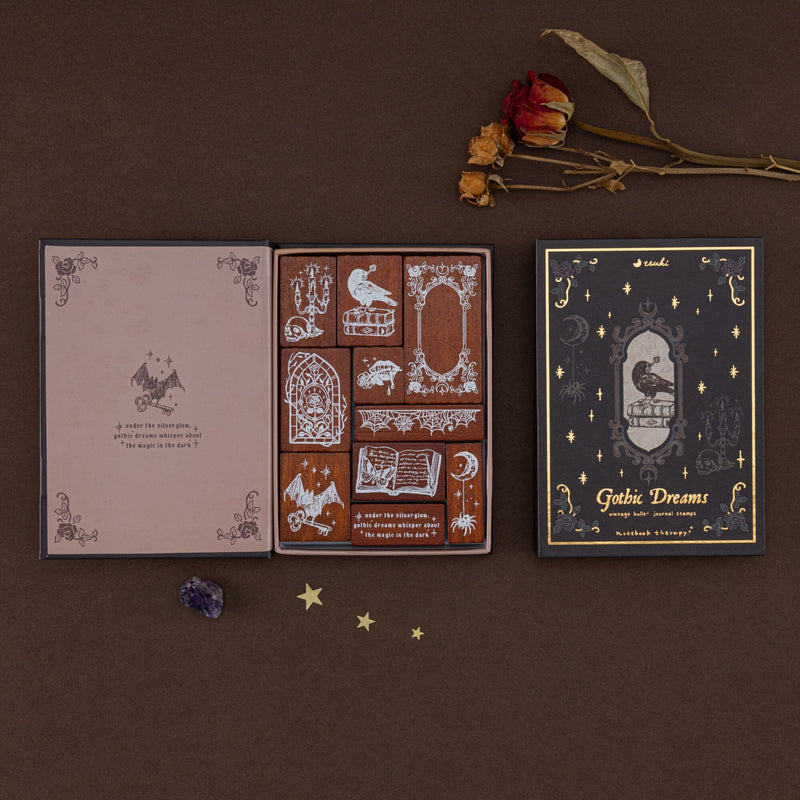 Tsuki ‘Gothic Dreams’ Bullet Journal Stamp Set ☾