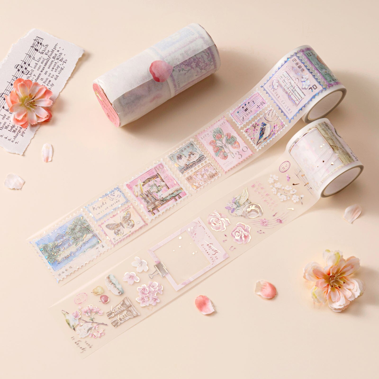 Hinoki - ‘Into the Song’ Decorative PET Tape Set