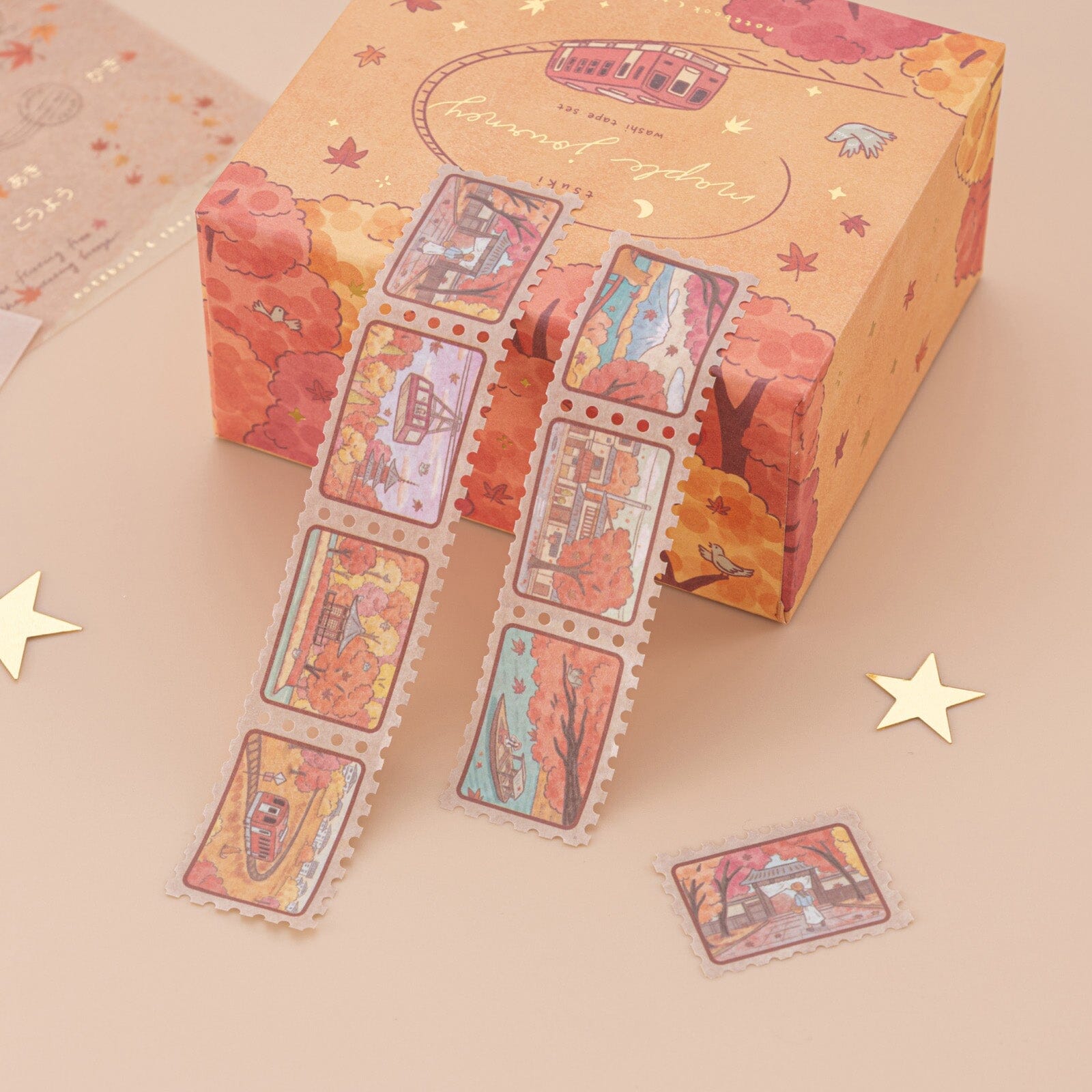 Tsuki ‘Maple Journey’ Washi Tape Set ☾